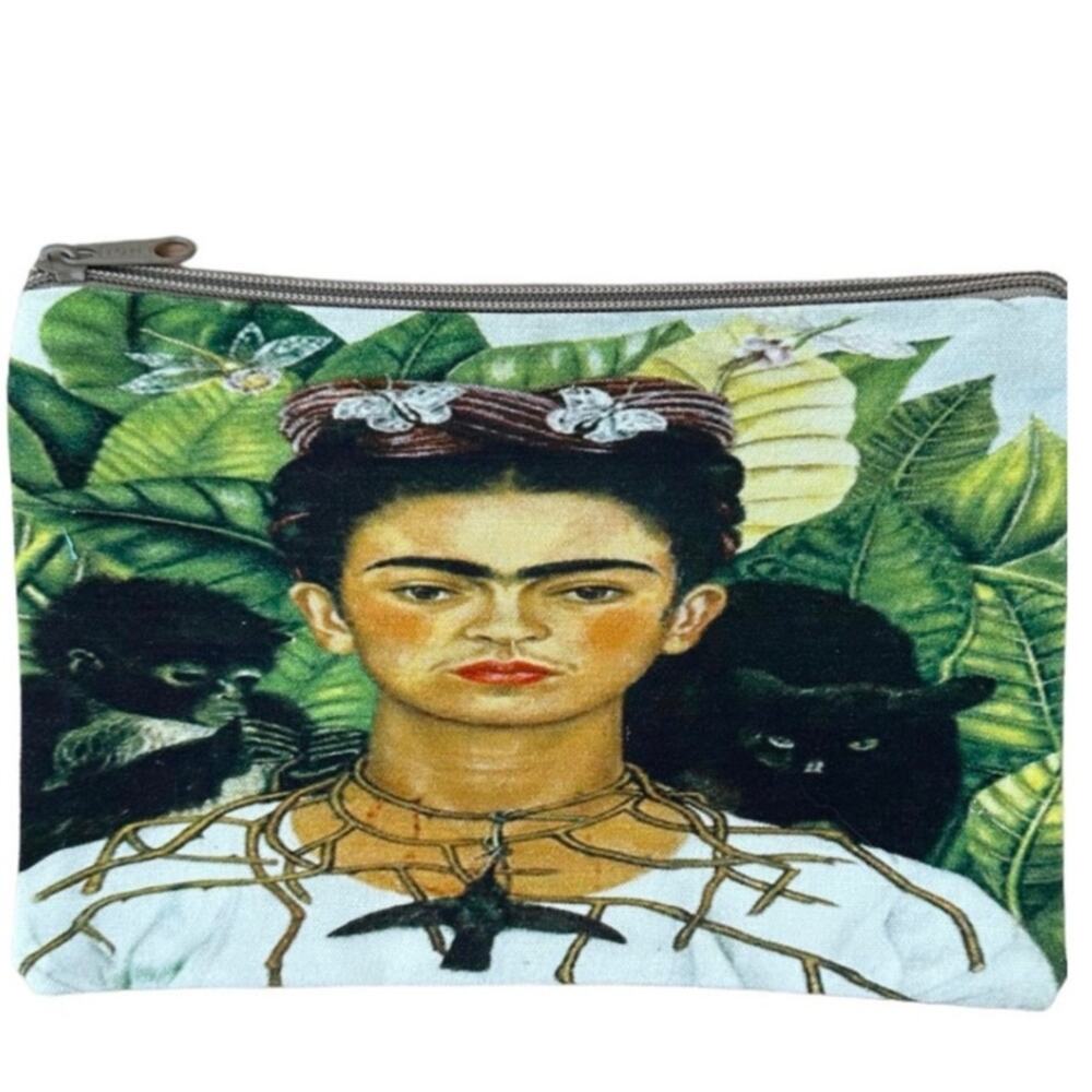 Frida Kahlo Wristlet Makeup Bag